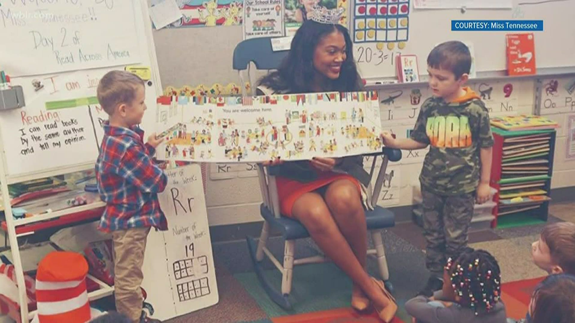 Miss Tennessee, Brianna Mason is using her crown and her teaching degrees to help parents with at-home learning.
