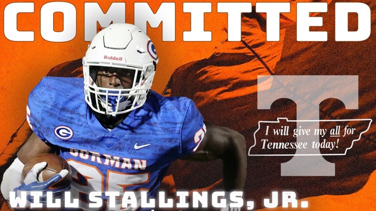 Vol football lands three-star class of 2023 running back Will Stallings Jr.