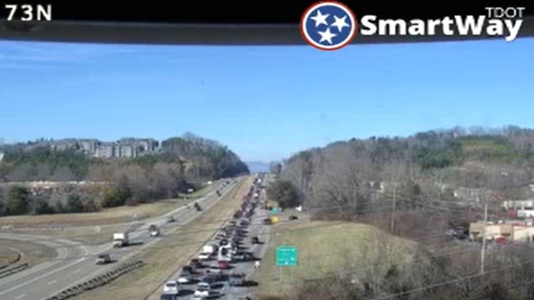 TDOT: Northbound Pellissippi Parkway closed due to wreck