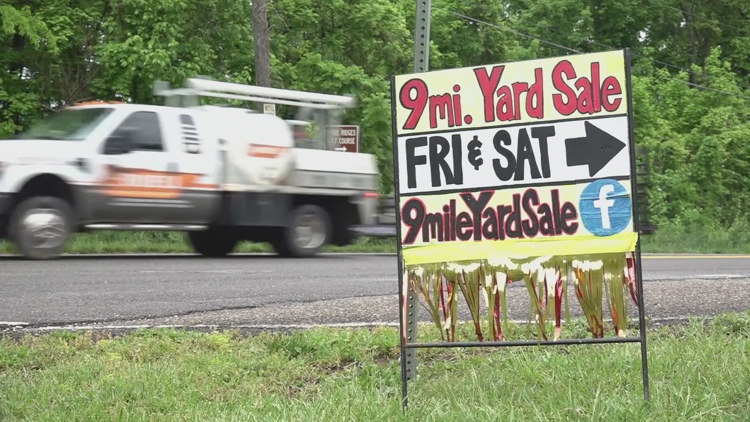 9 Mile Yard Sale opens in North Knox County
