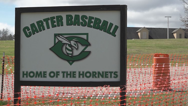 Carter youth baseball season disrupted by renovations at Carter Sports Park