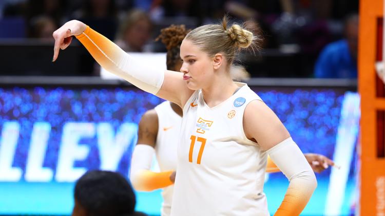 Tennessee volleyball wins opening round of NCAA Tournament in straight sets over High Point