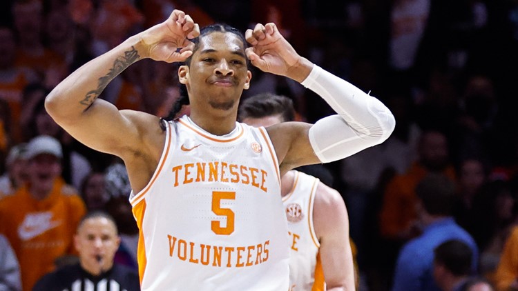 WATCH: Tennessee basketball celebrates win over No. 3 Auburn in the stands with Vol Nation
