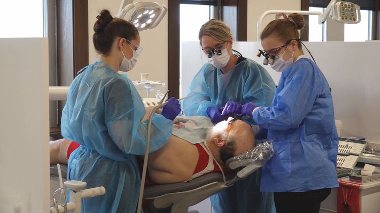 LMU dental students provide low-cost, quality dental care under the guidance of faculty