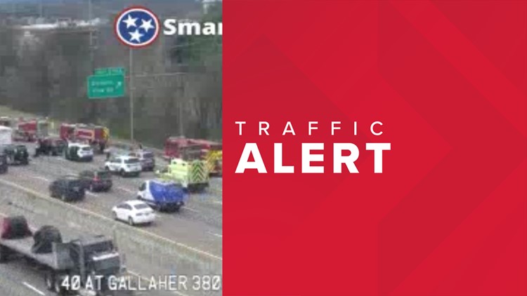 TDOT: Wreck near West Hills exit causes delays on I-40
