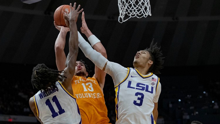 Tennessee falls to LSU in top-25 matchup, 79-67
