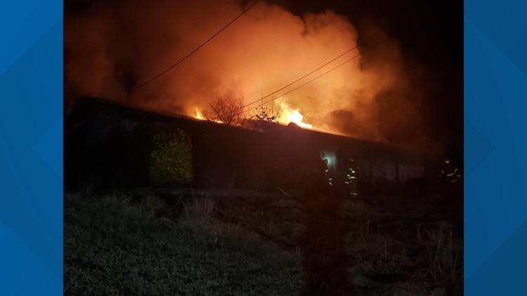 Rural Metro: No injuries reported after heavy house fire in West Knox County