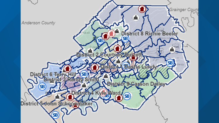 Knox Co. Redistricting Committee votes on new map after original proposals raised concerns