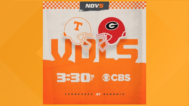 Kickoff time announced for UT vs. Georgia