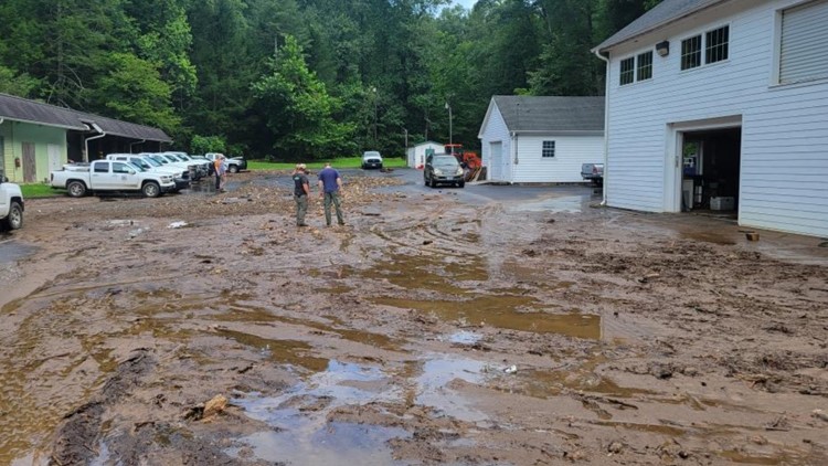 Rain and wind damage parts of the Cherokee National Forest, closing some campgrounds and roads