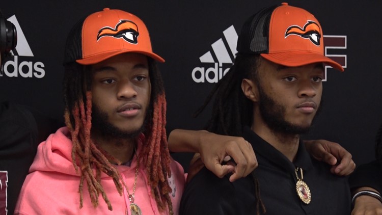 Fulton hoops twins Taj, Denaj Kimber sign with Tusculum University