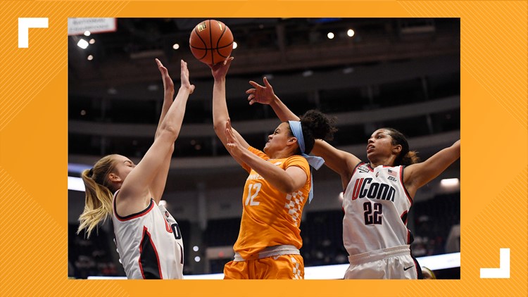 No. 7 Tennessee Lady Vols fall to No. 10 UConn, 75-56 No. 7 Tennessee Lady Vols fall to No. 10 UConn, 75-56