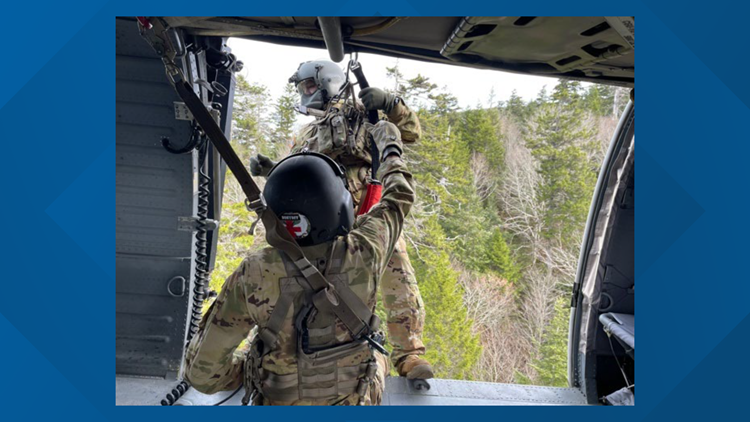 Tennessee National Guard aircrew rescues stranded hiker in the Great Smoky Mountains National Park area