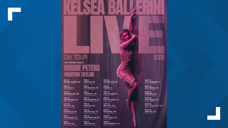Knoxville-native Kelsea Ballerini to begin new tour in January 2025, no East Tennessee date set