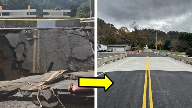 Jones Cove Road fully reopens in Sevier County after months of work to replace collapsed bridge