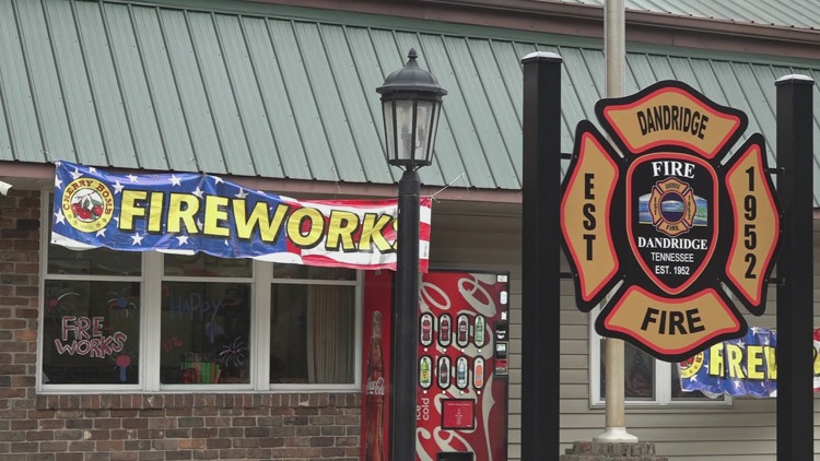 Dandridge Fire Department raises around $13,500 during annual Fireworks Stand Fundraiser