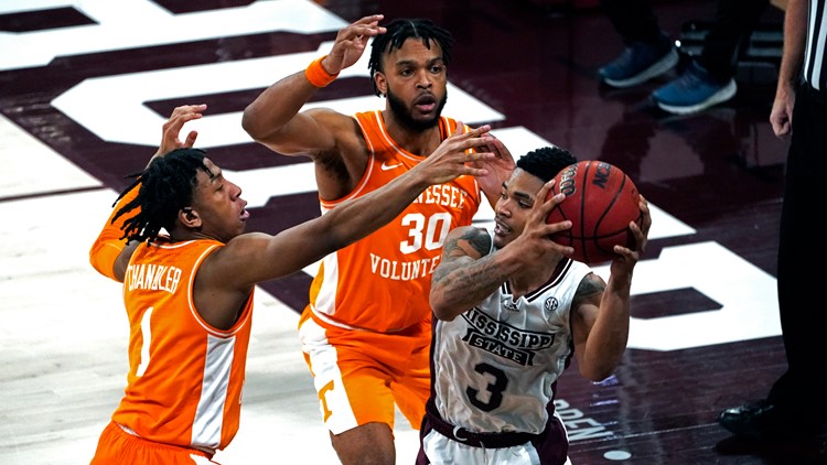 Tennessee to start SEC Tournament play against Mississippi State