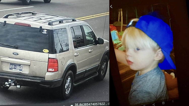 Knoxville police searching for 2-year-old boy who was reportedly inside stolen SUV