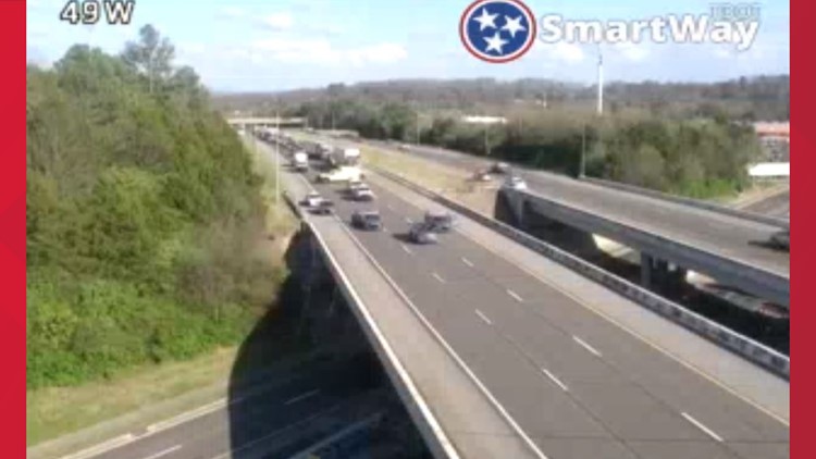 Knoxville police arrest suspect after discovering stolen car that broke down in the middle of I-640