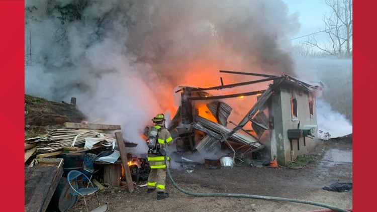 Rural Metro responds to structure fire in Strawberry Plains, no one hurt