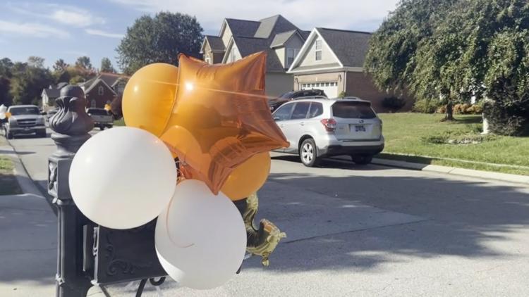 Ooltewah neighbors decorate mailboxes to honor 12-year-old victim of Haunted Hilltop incident