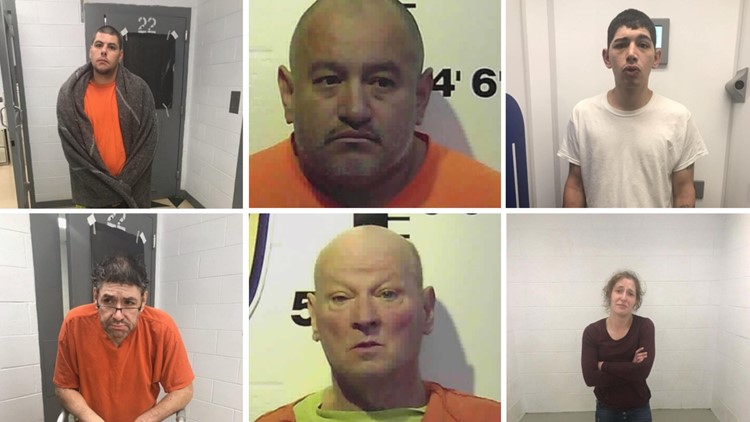 CCSO: Six people arrested who were wanted on violent felony warrants, some with new drug charges, on Friday