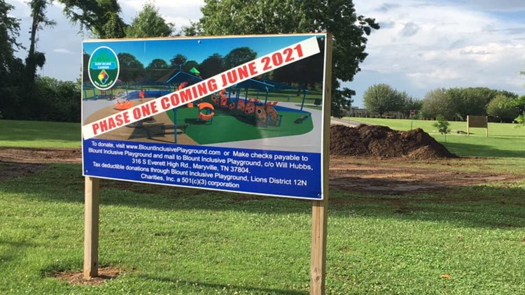 New inclusive playground to be built in John Sevier Park