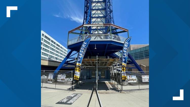 Sunsphere closing for less than 2 weeks as crews complete steelwork for new welcome center