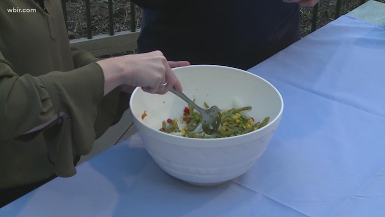 Miss Olivia shares the recipe for confetti salad Miss Olivia shares the recipe for confetti salad