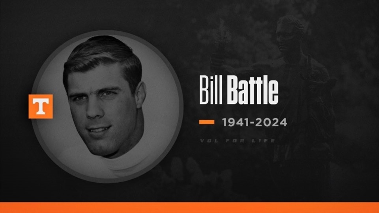 Former UT football coach Bill Battle dies at 82