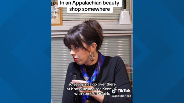 Like an Appalachian version of Steel Magnolias .. East Tennessee native features upbringing in TikTok comedy sketches