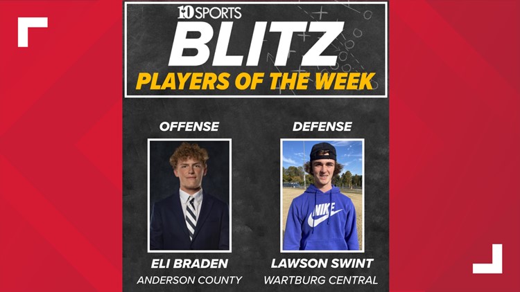 10Sports Blitz Players of the Week: Week Eight