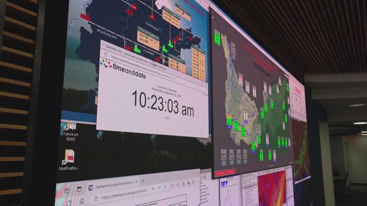TVA monitoring rainfall and weather conditions as storms move through East TN