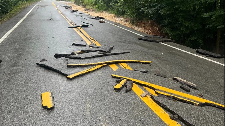 Heavy rain damages parts of Fentress Co. roads, no injuries reported