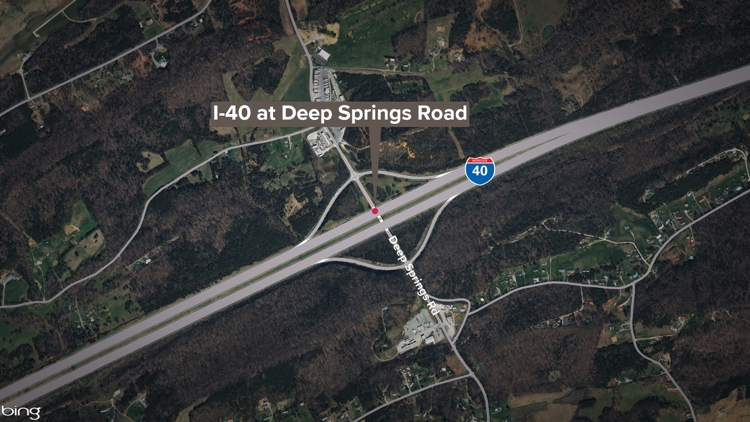 Pedestrian killed while walking on I-40