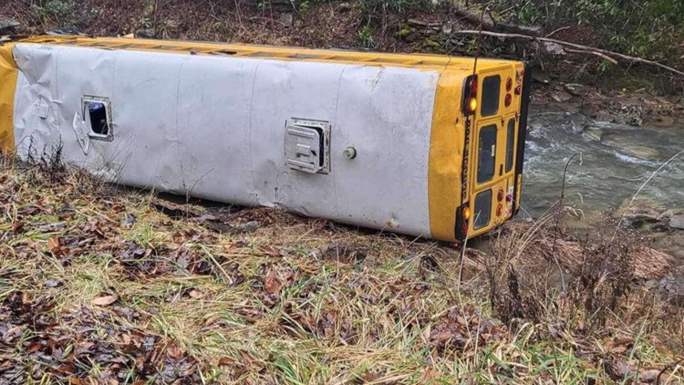 20 students taken to hospital after Letcher County bus crash, no major injuries reported