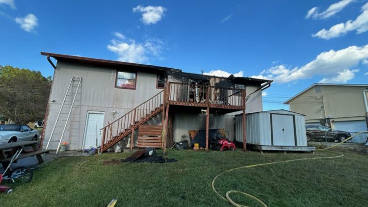 RMF: No injuries reported after house fire on Pedigo Road in North Knox
