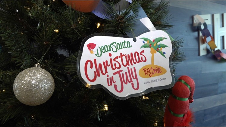 McNabb Center takes donations for Christmas in July