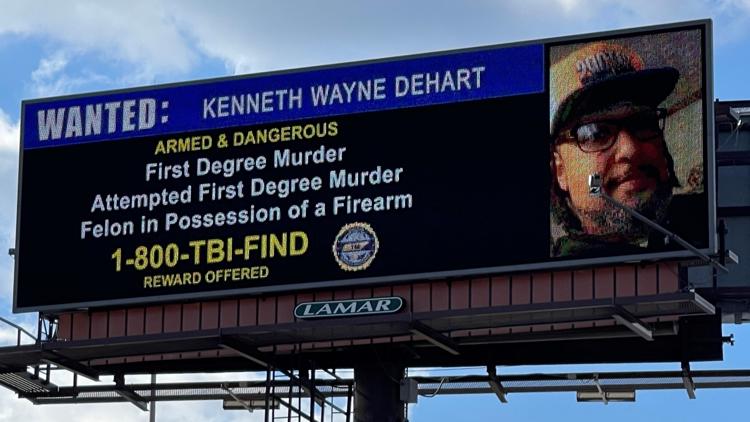 TBI debuts billboards featuring fugitive sought in BCSO shooting