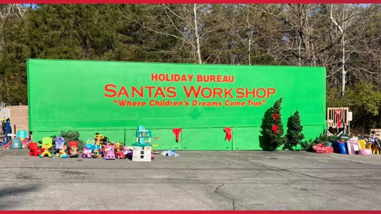 Thief steals truckload of toys and gifts from volunteers in Oak Ridge