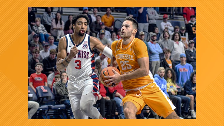 No. 7 Tennessee edges by Ole Miss, 63-59