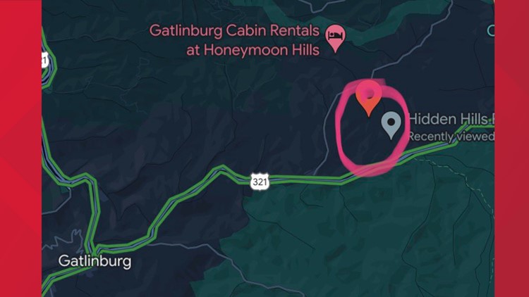 1-acre brush fire forces mandatory evacuations for Gatlinburg neighborhoods Ownby Hills and Hidden Hills