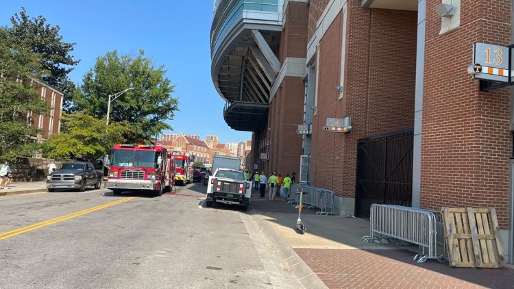 KFD: No injuries reported after small rubbish fire at Neyland Stadium