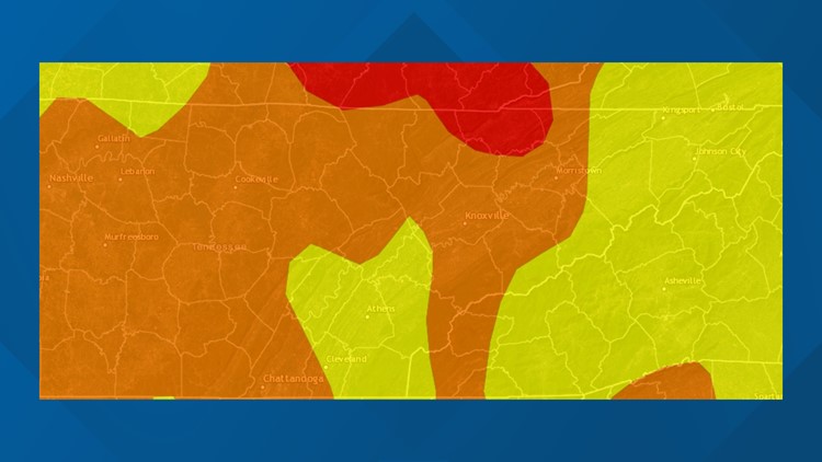 Red, Orange Air Quality Alerts issued for parts of East Tennessee