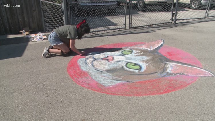Chalk Your Walk underway for Dogwood Arts