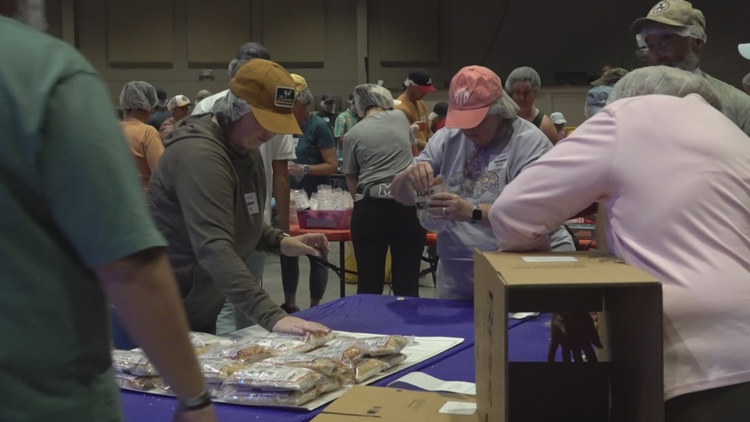 Blount Community Church and Rise Against Hunger pack more than 60,000 meals for those in need worldwide
