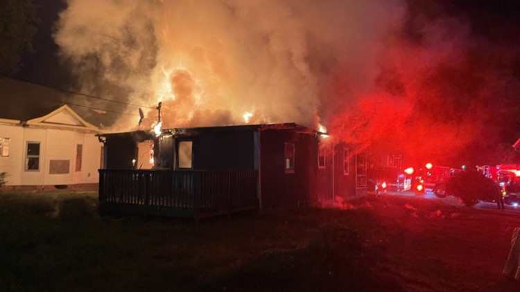 KFD: Responds to a house fire, leaving one firefighter injured.