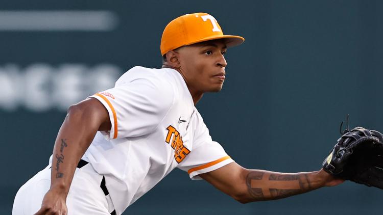 Tennessee second baseman Christian Moore drafted 8th overall by Los Angeles Angels in 2024 MLB Draft