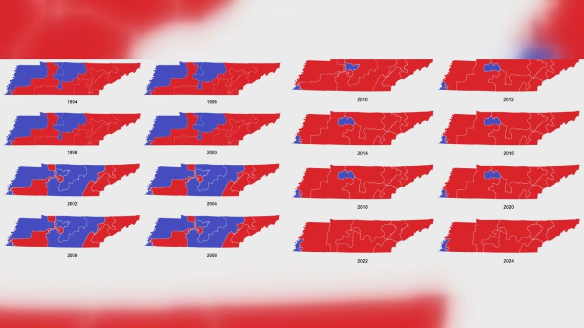 Tennessee’s new congressional map reflects long history of partisan ...