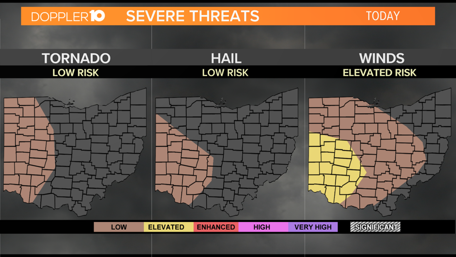 Strong to severe storms possible in central Ohio today | 10tv.com